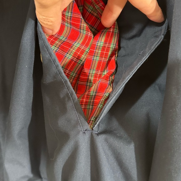 Vintage 80’s Woolrich Navy Harrington Jacket Red Plaid 
 – M – Made Hong Kong - Picture 7 of 10